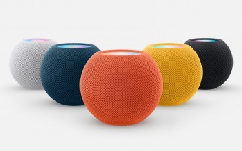 The HomePod mini will now be available in yellow, orange, and blue