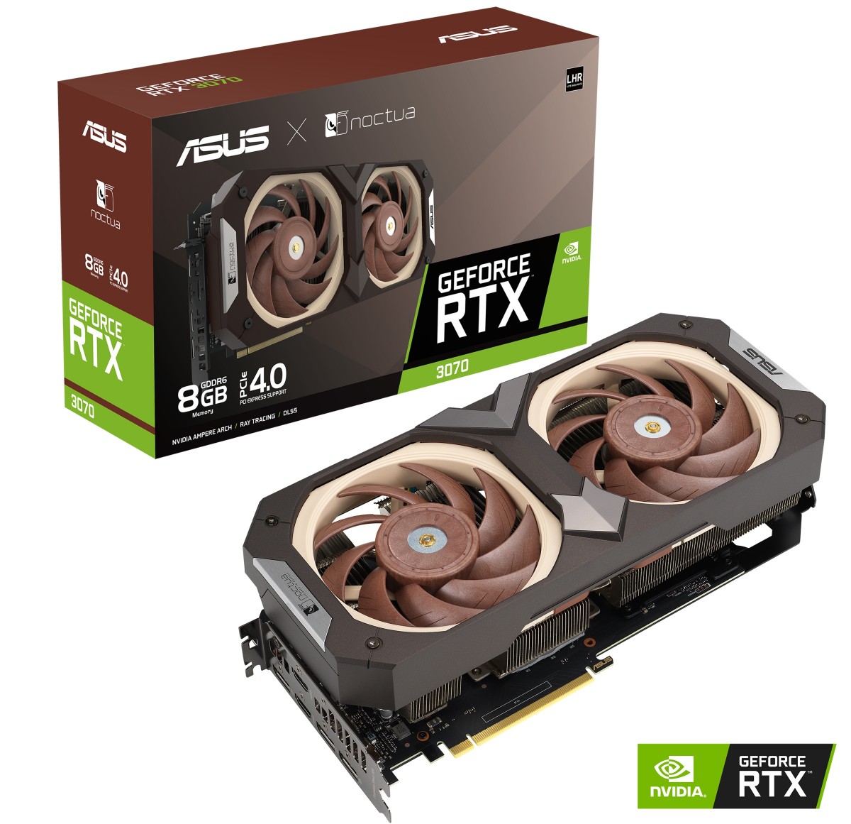ASUS announces GeForce RTX 3070 Noctua Edition graphics card