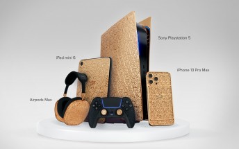 Caviar encases a PS5, iPad mini, AirPods Pro and an iPhone 13 Pro in solid gold, offers a cheaper gold-plated version