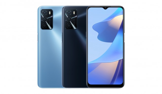 Oppo A54s in blue and black (image: Oppo)