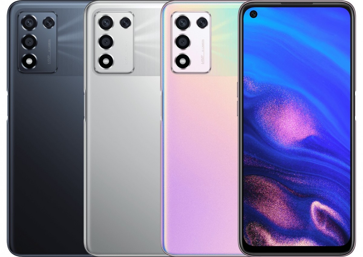 El Oppo K9s está disponible en Obsidian Warrior, Neon Silver Sea y Magic Purple Quicksand