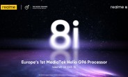 Realme will bring the 8i to Europe this month