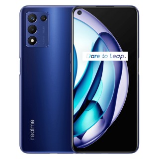 Realme Q3 en colores azul y nebulosa (imágenes: Realme)