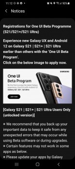 Samsung One UI 4.0 beta changelog (images: SamMobile)