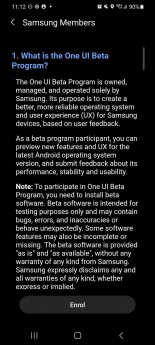 Samsung One UI 4.0 beta changelog (images: SamMobile)