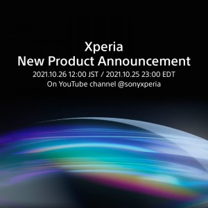 Sony Xperia has an exciting product announcement scheduled for October 26