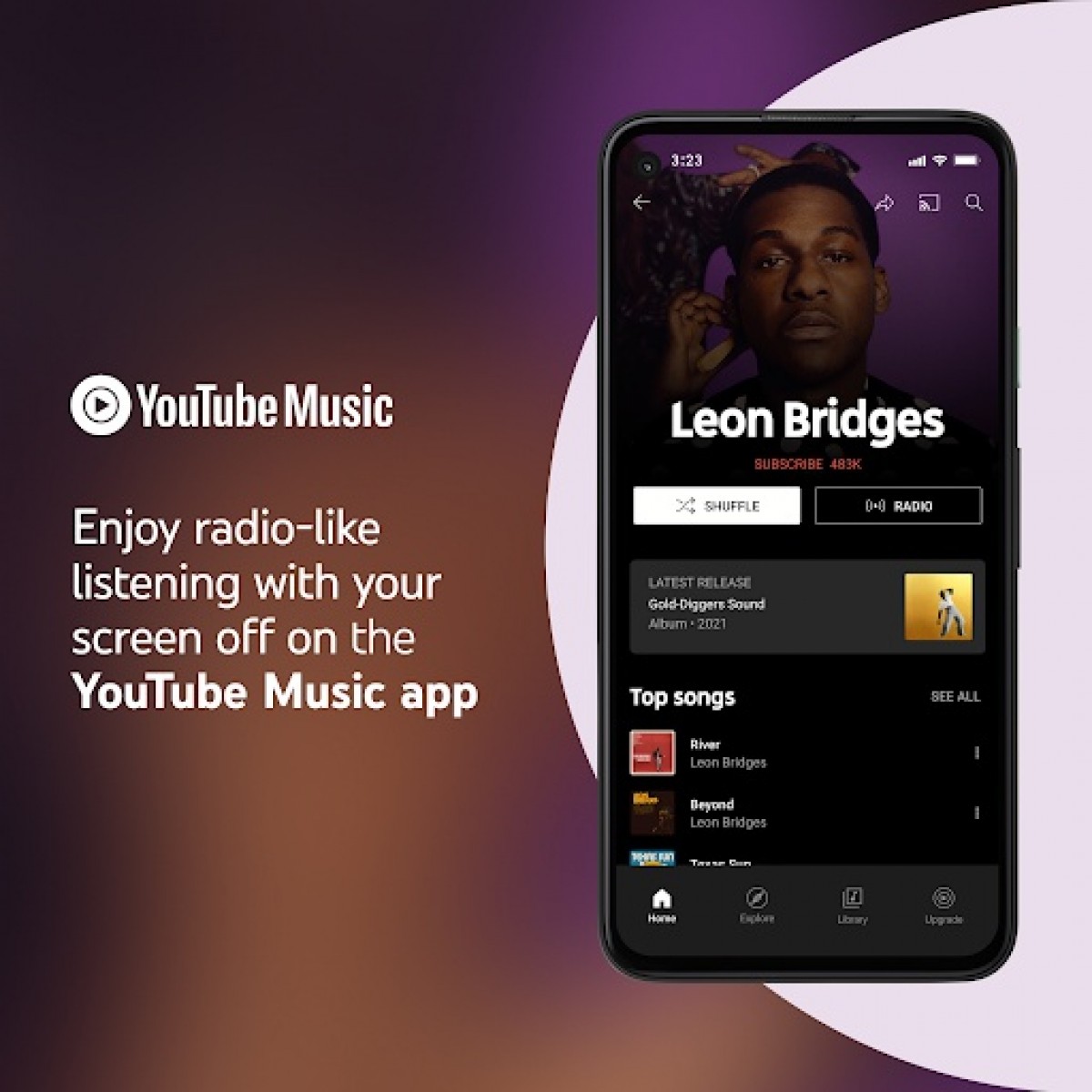 YouTube Music gets free background playback