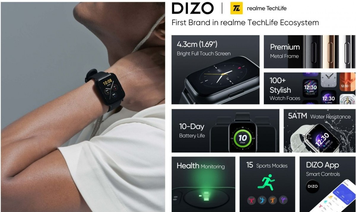 DIZO a vendu 100 000 unités de DIZO Watch 2 dans les 40 jours suivant la première vente