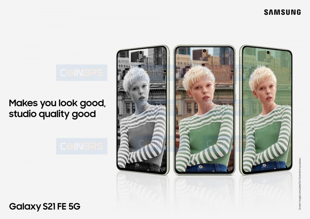 Samsung Galaxy S21 FE 5G marketing materials leak revealing specs and design