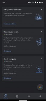 Heart rate monitoring and respiratory tracking on Google Pixel 6