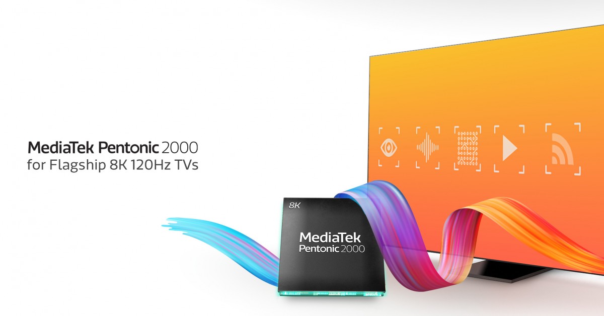 Pentonic 2000 de MediaTek es el primer chip de TV de 7 nm del mundo, decodificación de 8K a 120Hz