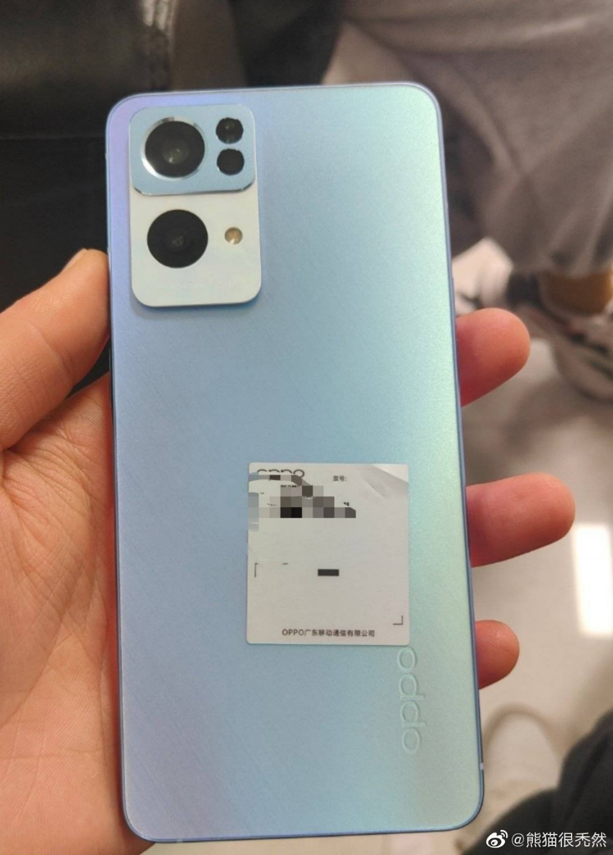 Oppo Reno 7 live photo confirms entirely new camera design