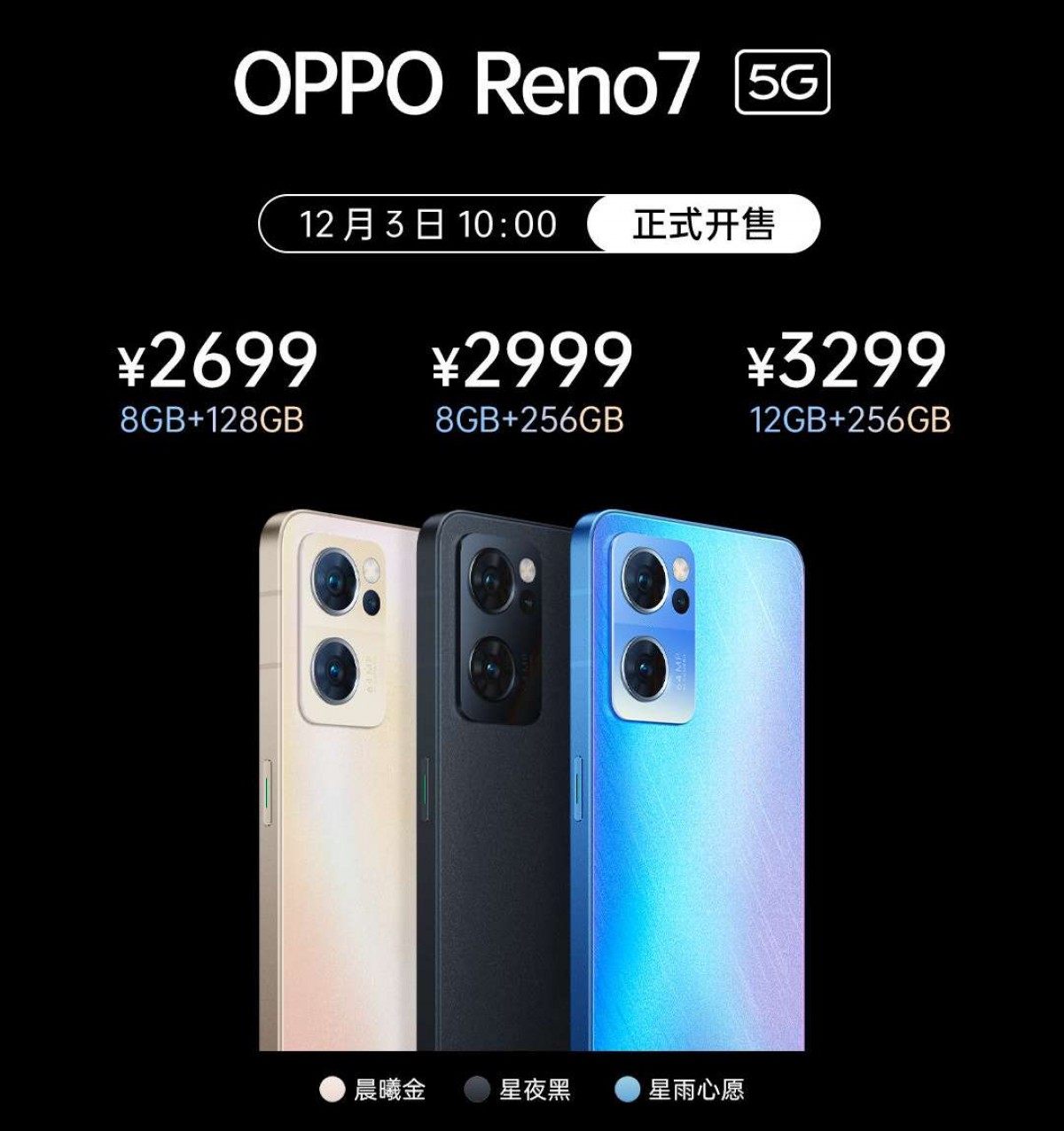 La serie Oppo Reno7 está aquí: Reno7 5G, Reno7 Pro 5G y Reno7 SE 5G