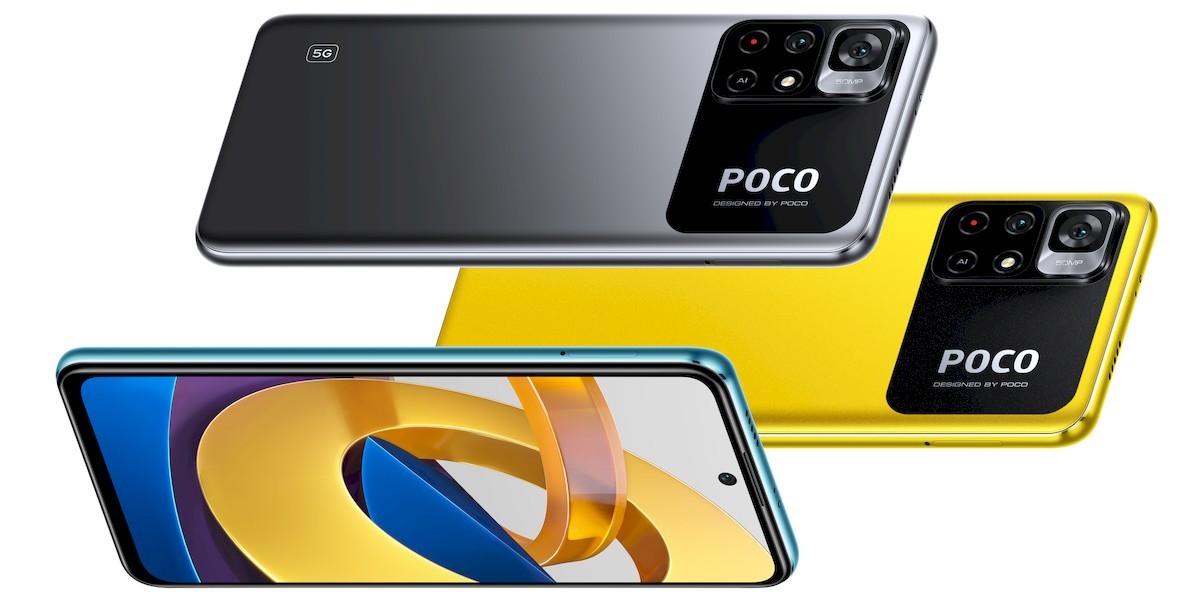  Power Black (top), Poco Yellow (middle) and Cool Blue (bottom) 
