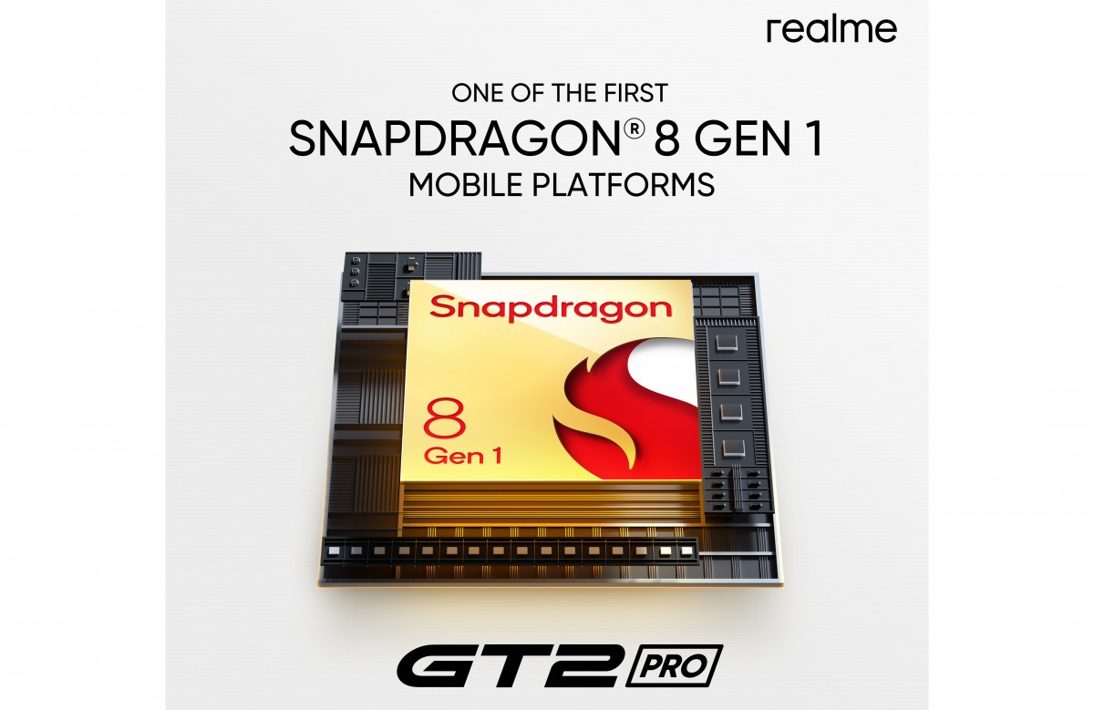 Realme GT 2 Pro estará entre los primeros teléfonos inteligentes en usar el Snapdragon 8 Gen 1