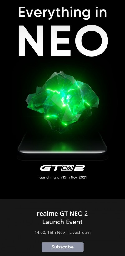 Realme GT Neo2 poster