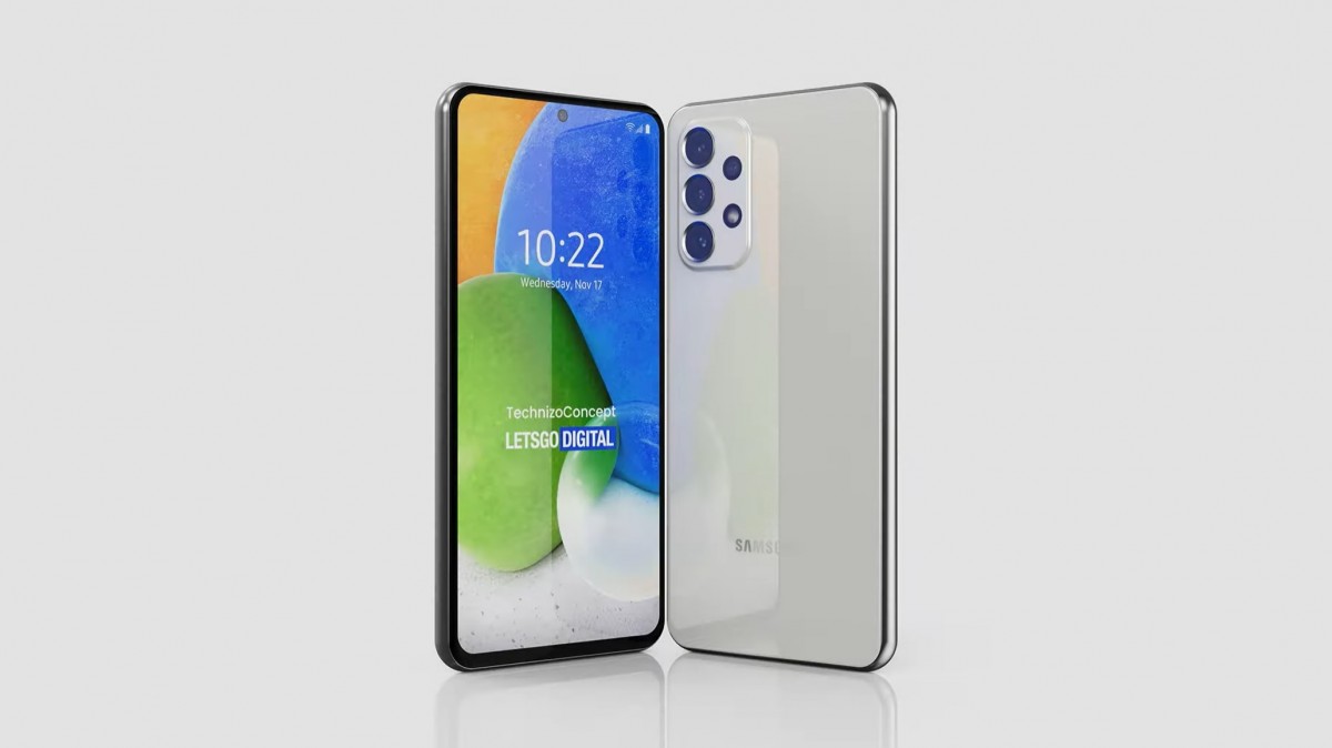 Le Samsung Galaxy A73 5G apparaît dans les rendus conceptuels