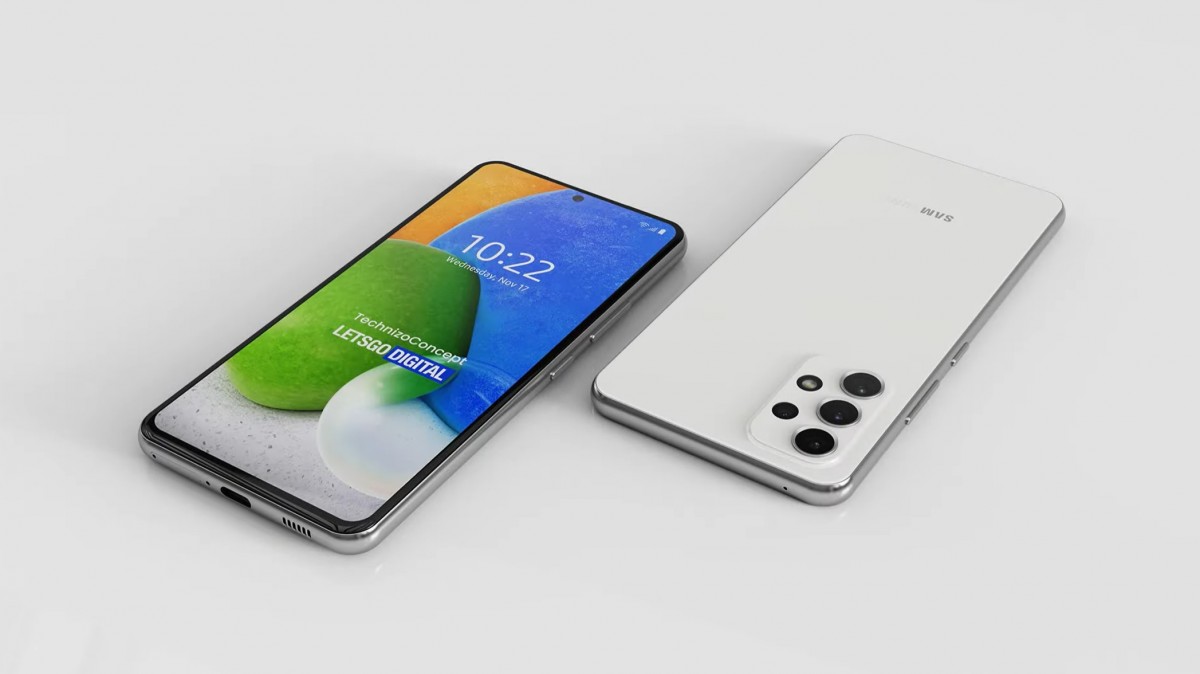 Samsung Galaxy A73 5G appears in concept renders