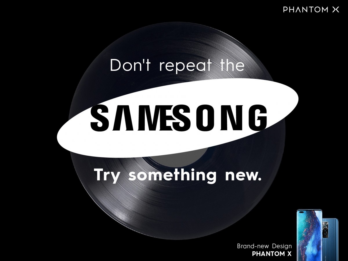Tecno essaie de se moquer de Samsung pour une raison quelconque