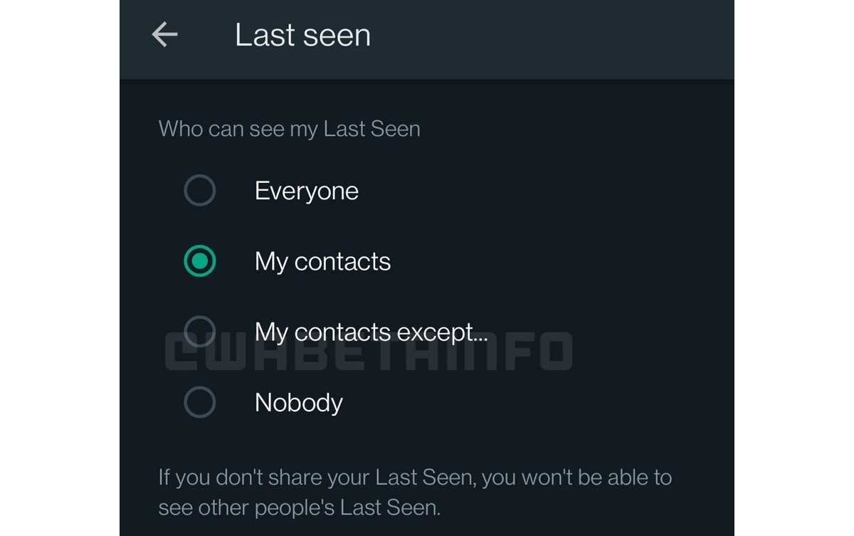WhatsApp is working on letting you hide your “last seen” status from specific people