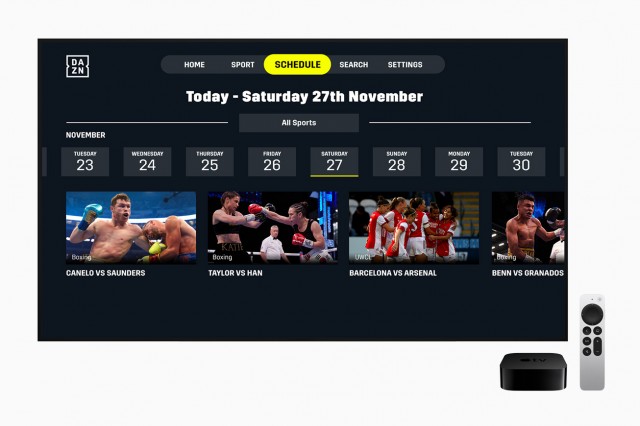 Apple TV App of the Year: DAZN