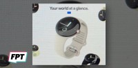 Leaked marketing images of the Google Pixel Watch