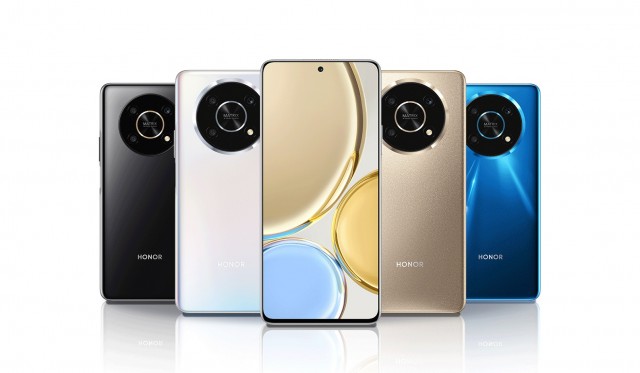 Honor X30 en sus cuatro opciones de color (Imagen: Honor)