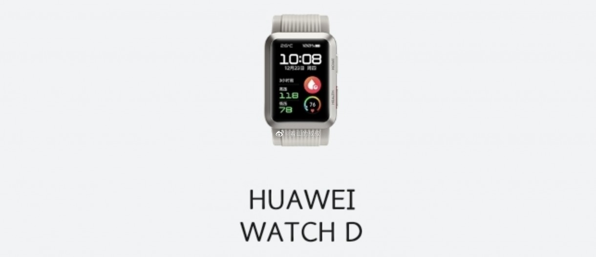Huawei Watch D will measure blood pressure with a special attachable strap  - GSMArena.com news
