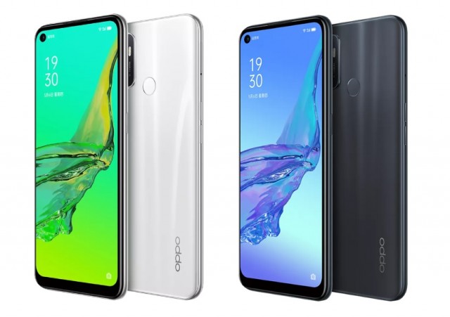 Oppo A11s in white and black (images: Oppo)