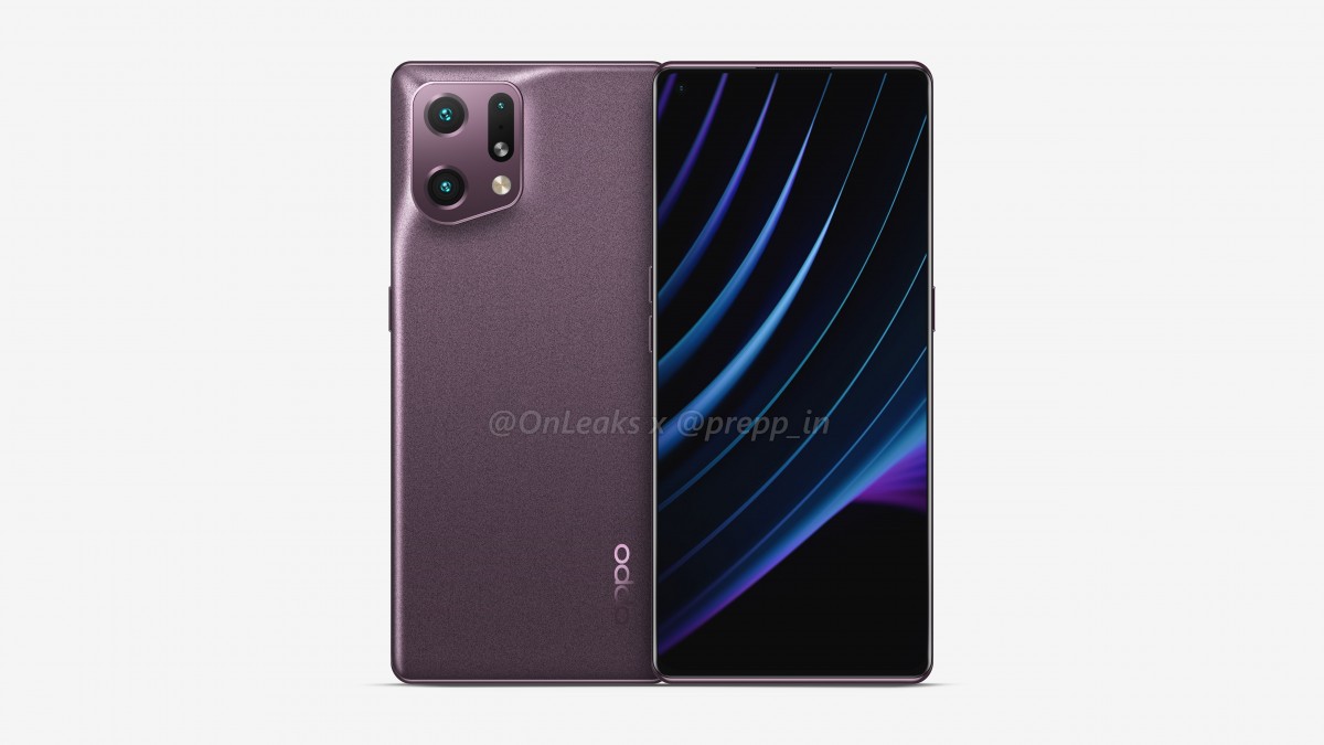 Oppo Find X5 ou Find X5 Pro est représenté dans des rendus basés sur des schémas