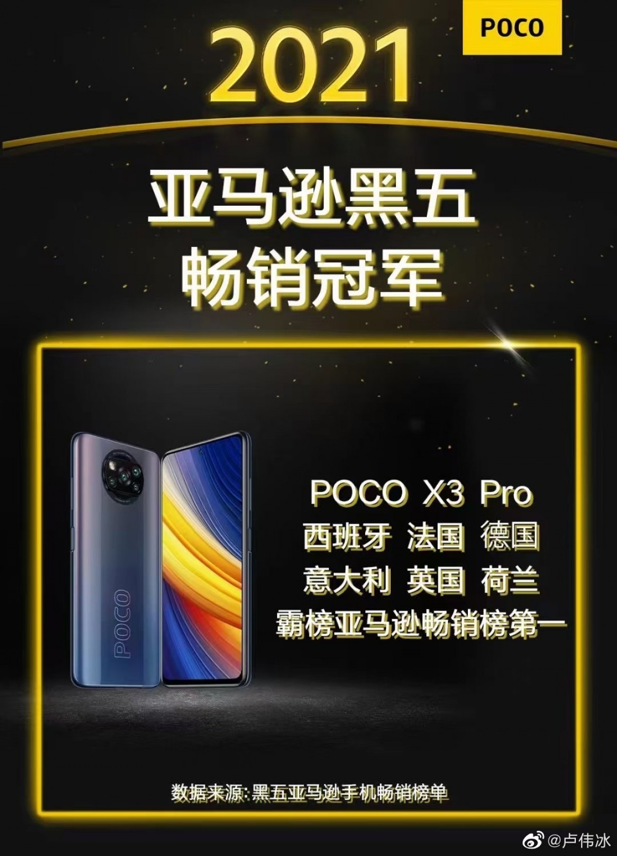 Xiaomi POCO X3 Pro smartphone popular Black Friday Europa