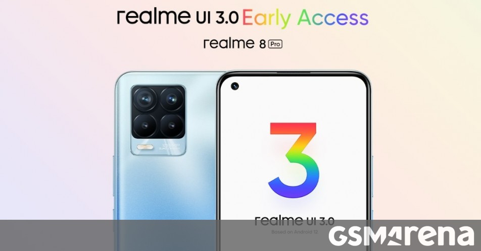 Realme 8 Pro gets Android 12-based Realme UI 3.0 early access beta