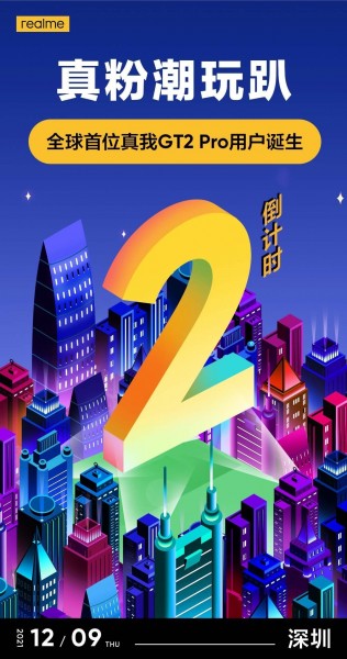 Realme to make a GT 2 Pro announcement on December 9