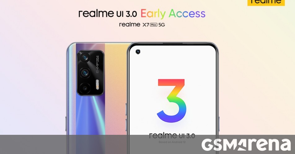 realme x7 max update 3.0