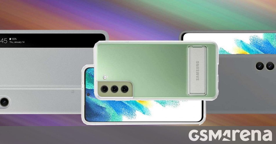 Samsung Galaxy S21 FE's design shown through cases - GSMArena.com news - GSMArena.com