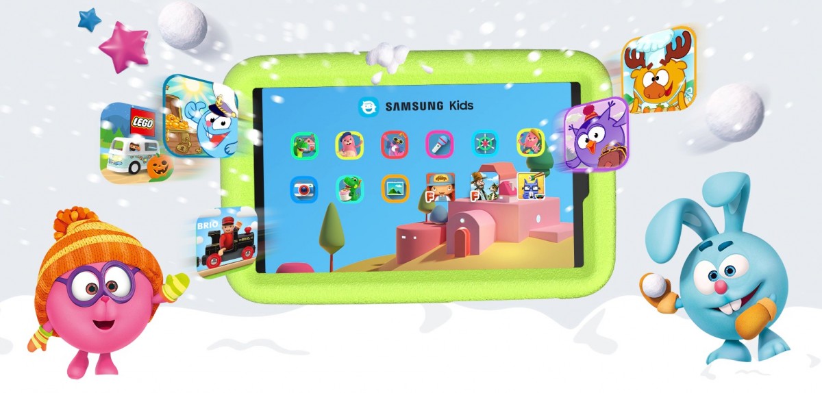 Samsung Galaxy Tab A7 Kids Edition se lanza en Rusia lleno de contenido de entretenimiento de marca