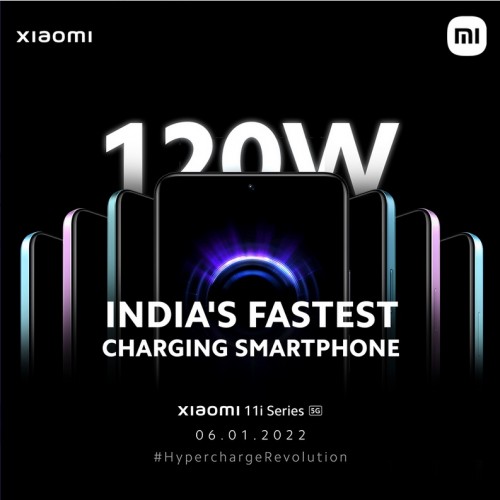 Xiaomi 11i Hypercharge with 120W charging is coming on January 6