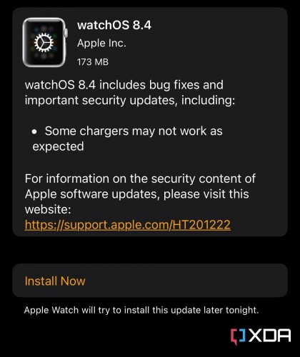 Apple releases watchOS 8.4 with a fix for the charging bug