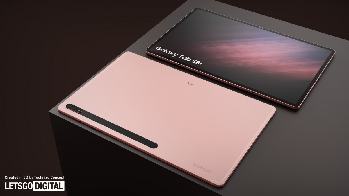 Samsung Galaxy Tab S8 + detaillierte Renderings entstehen | Techno-Signal