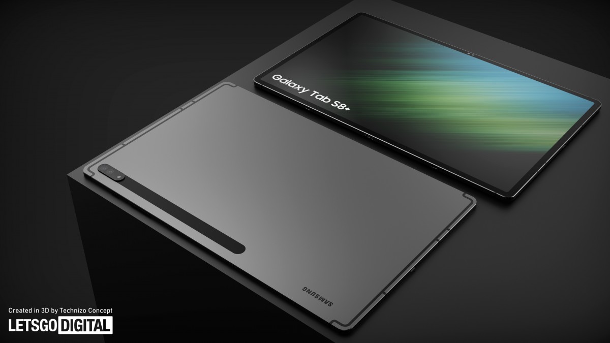 Render Samsung Galaxy Tab S8+