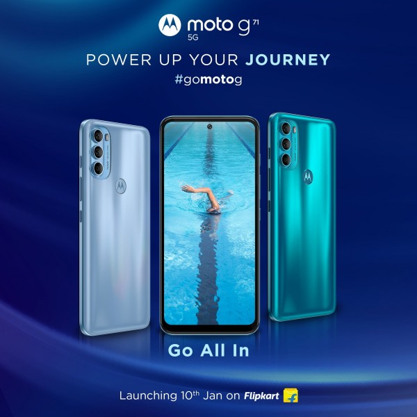 Motorola Moto G71 5G India launch set for January 10