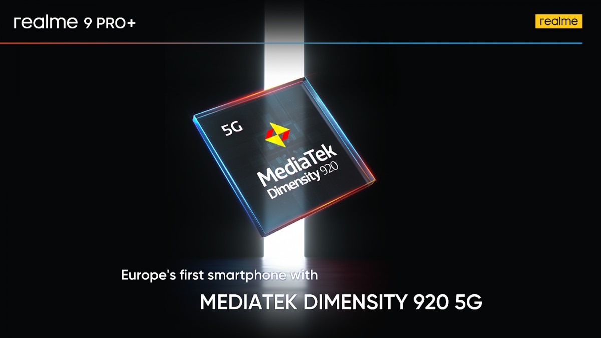 The Realme 9 Pro+ will be Europe's first Dimensity 920 phone