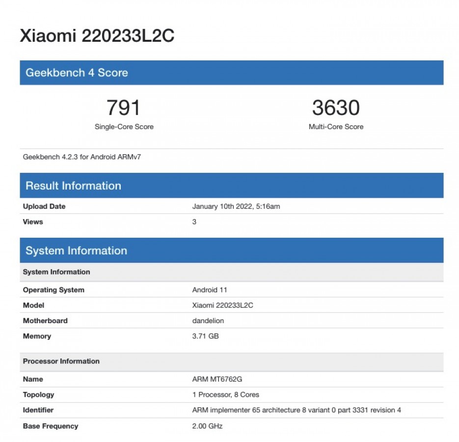 Утечка: новый бюджетный Xiaomi Redmi 10A прошел сертификацию (gsmarena 001)