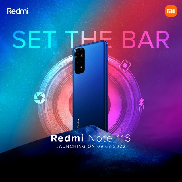 Xiaomi Redmi Note 11S launching on February 9