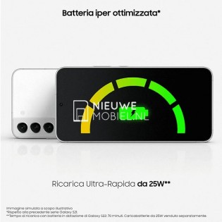 Jusqu'à 25 W de charge pour le Galaxy S22