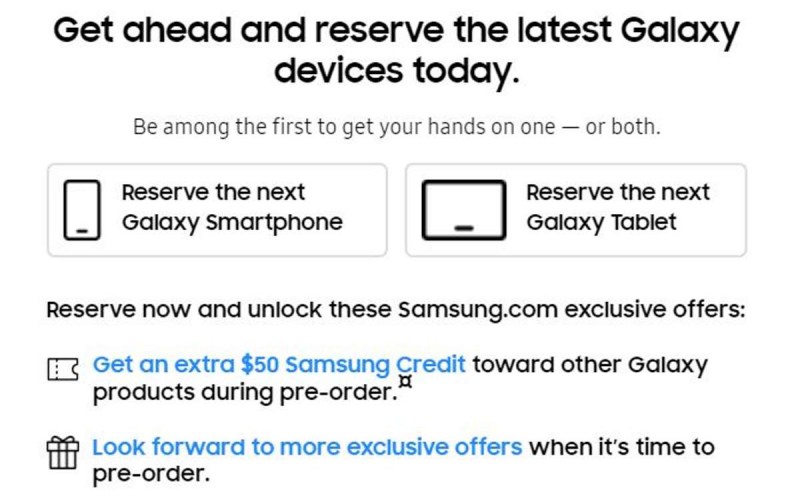 You can reserve a Galaxy S22 or Tab S8 now and get it quicker than everyone else