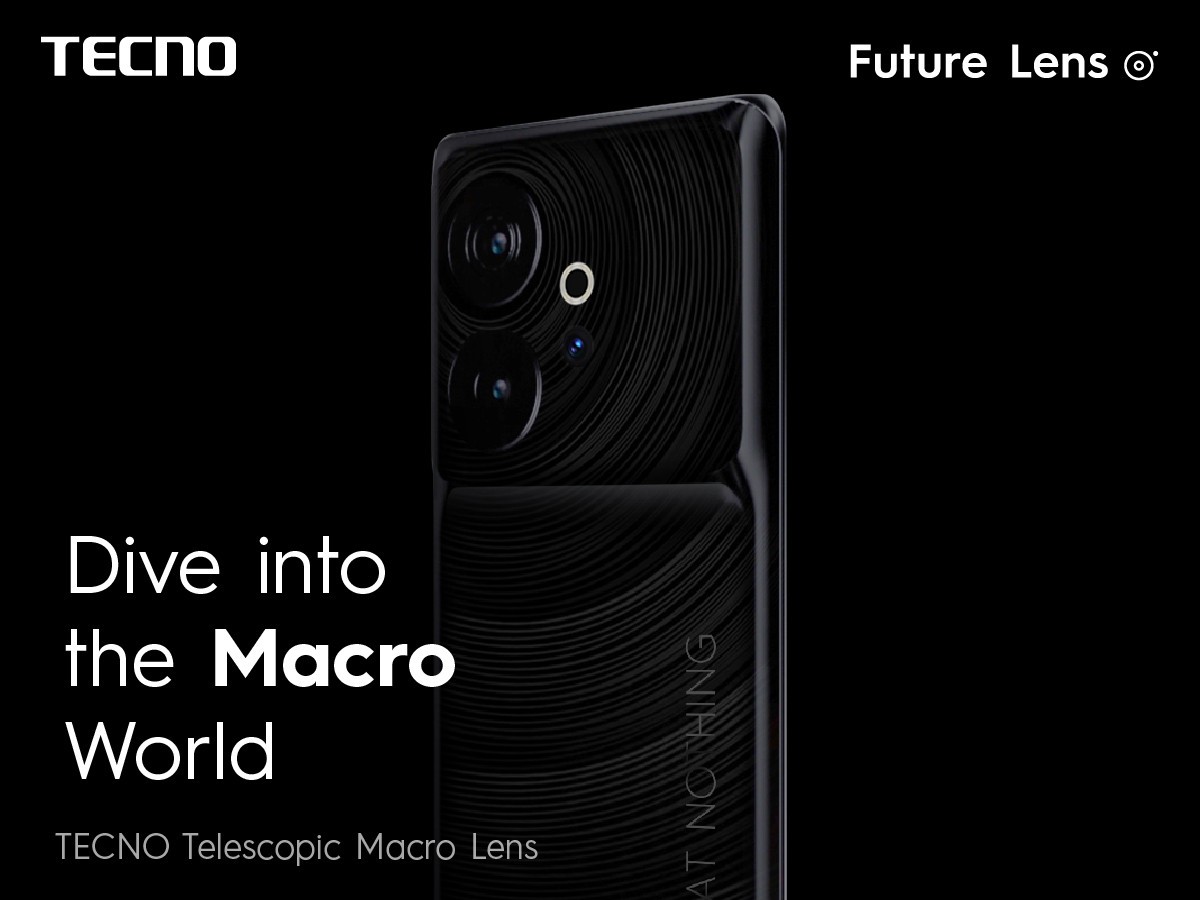 Tecno ने पेश किया स्मार्टफोन के लिए दुनिया का पहला टेलीस्कोपिक मैक्रो लेंस
