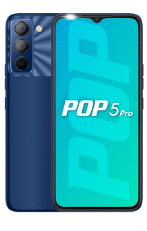 Tecno Pop 5 pro in Atlantic Blue, Ice Blue and Ocean