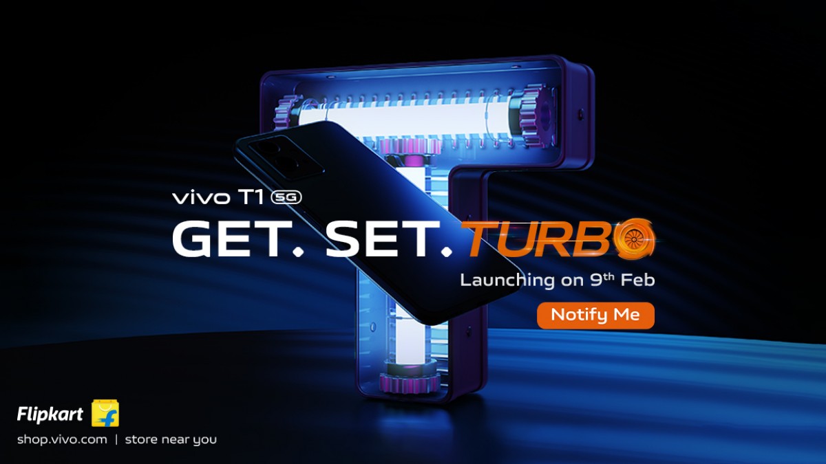 Vivo T1 5G arrive en Inde le 9 février
