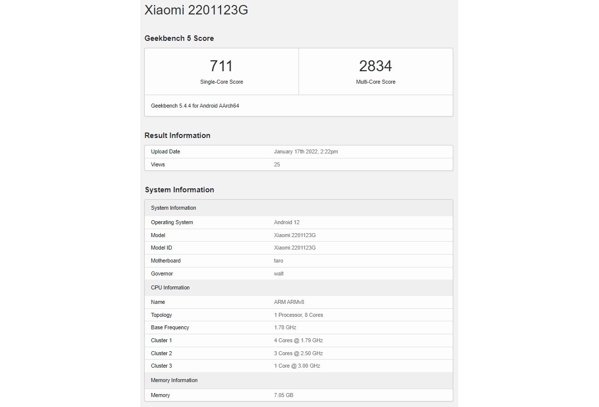 Xiaomi 12 surge no Geekbench com modelo global, que deve chegar em breve;  veja rumores 